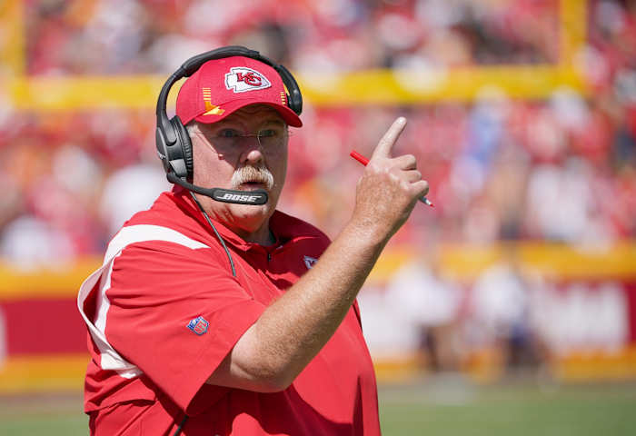 Kansas City Chiefs coach Andy Reid